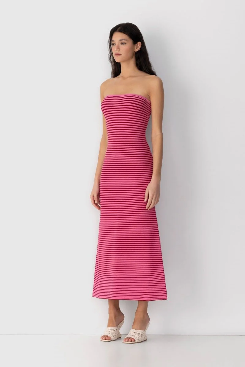 Susana® | Sleeveless Maxi Dress In Striped Knit - Image 5