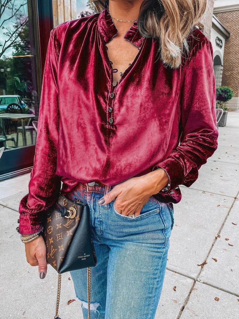 Sydney® | Elegant Classic Wide Sleeve Blouse