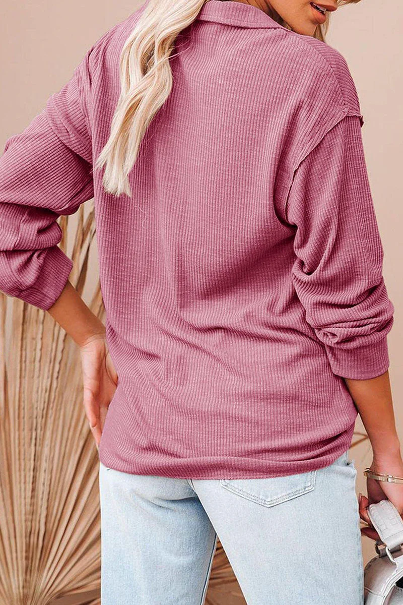 Tamar | Fashion Street Solid Patchwork V-Neck T-Shirts - Image 10