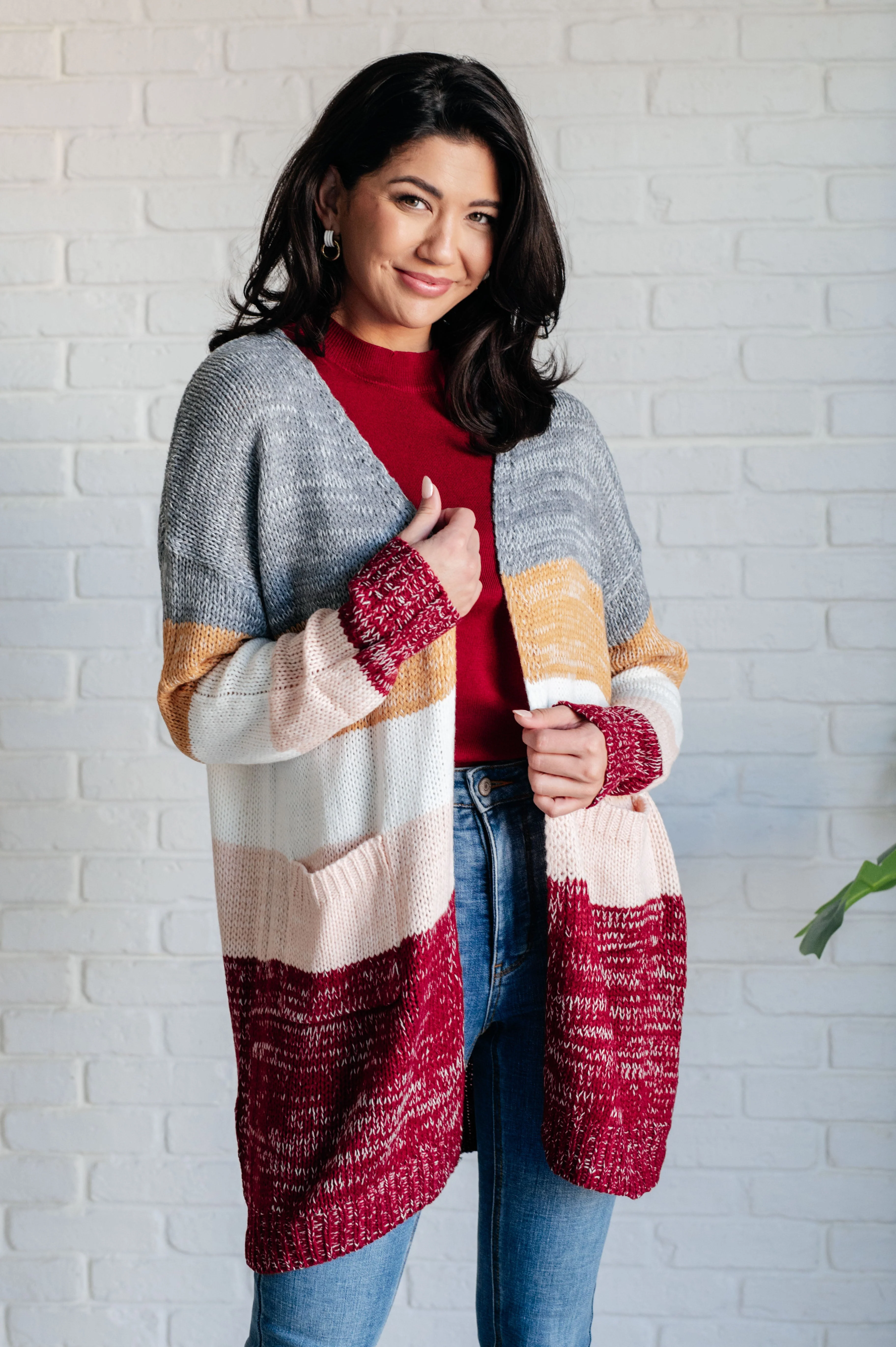 Tamara | Bring the Warmth Color Block Cardigan - Image 8