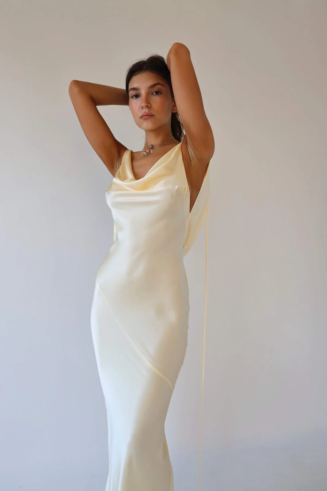 Tamara® | Cowlies Backless Satin Maxi Dress - Image 4