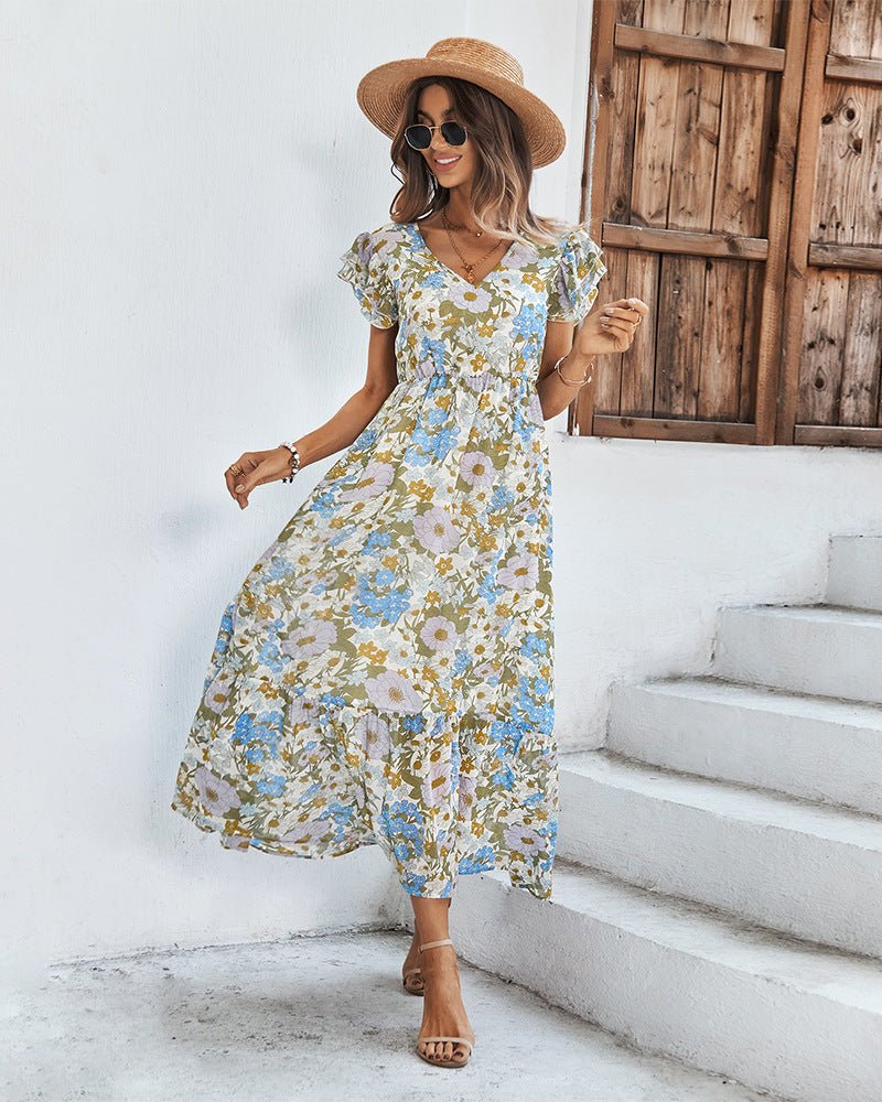 Tamara® | Elegant Summer Dress With Floral Print - Image 5