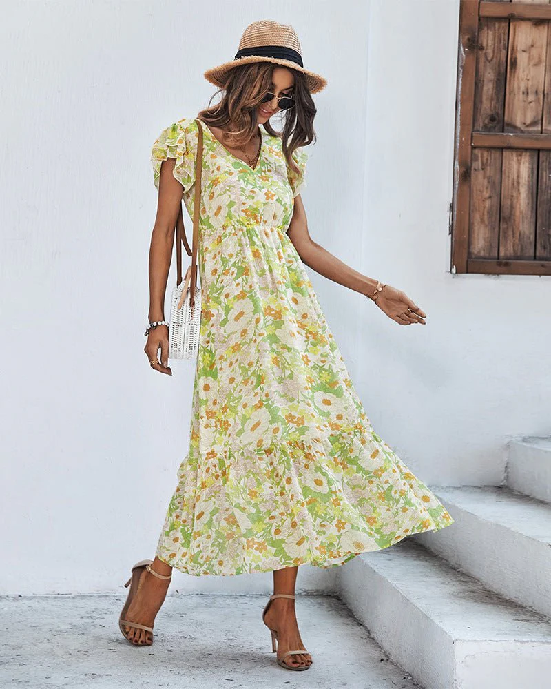 Tamara® | Elegant Summer Dress With Floral Print - Image 7