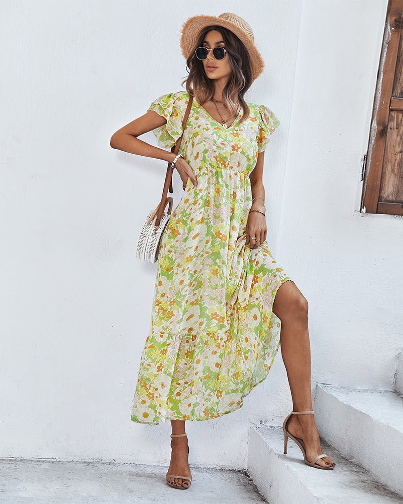 Tamara® | Elegant Summer Dress With Floral Print - Image 9