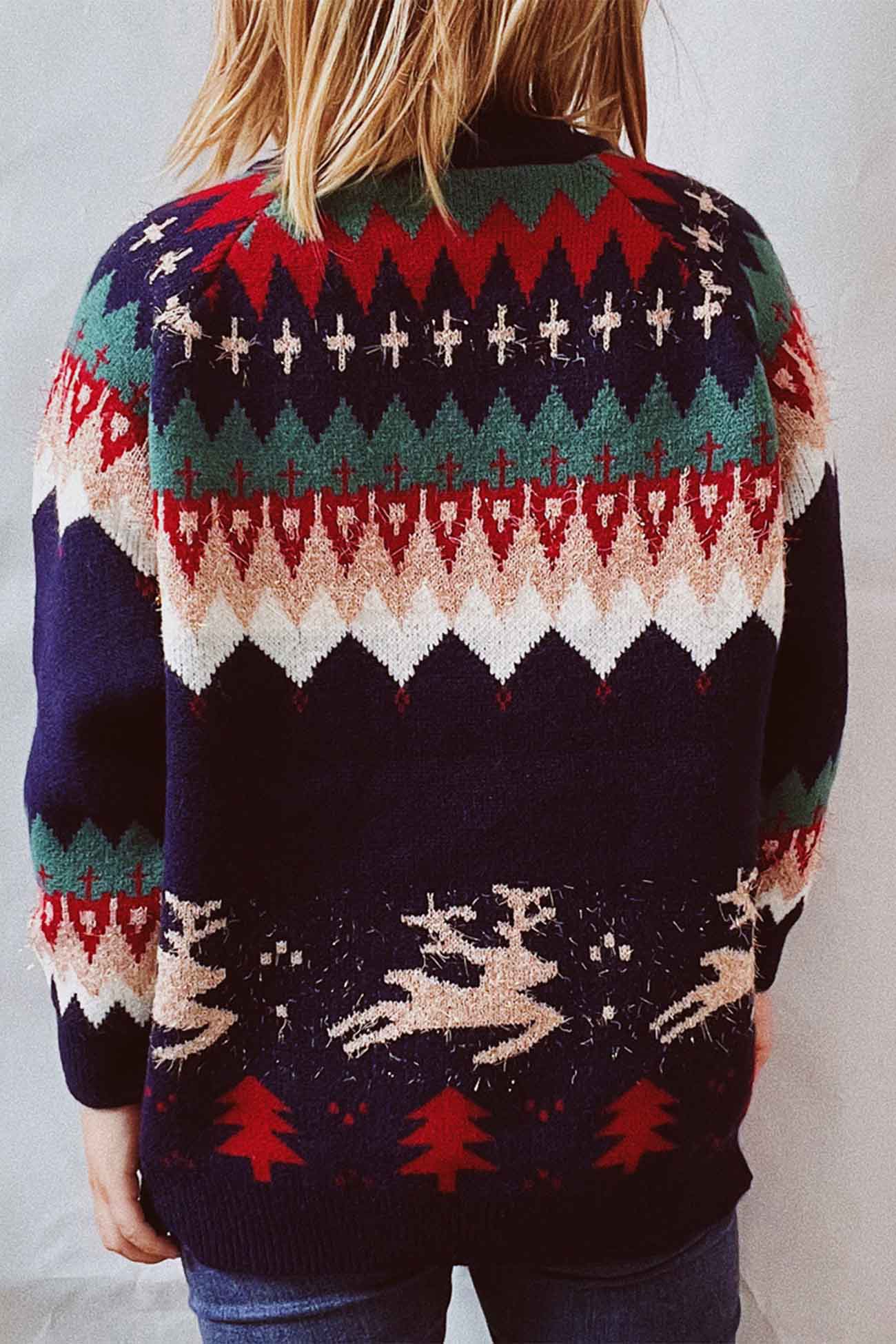 Tamara | Long-sleeved sweater with low shoulders and a round neckline - Image 11