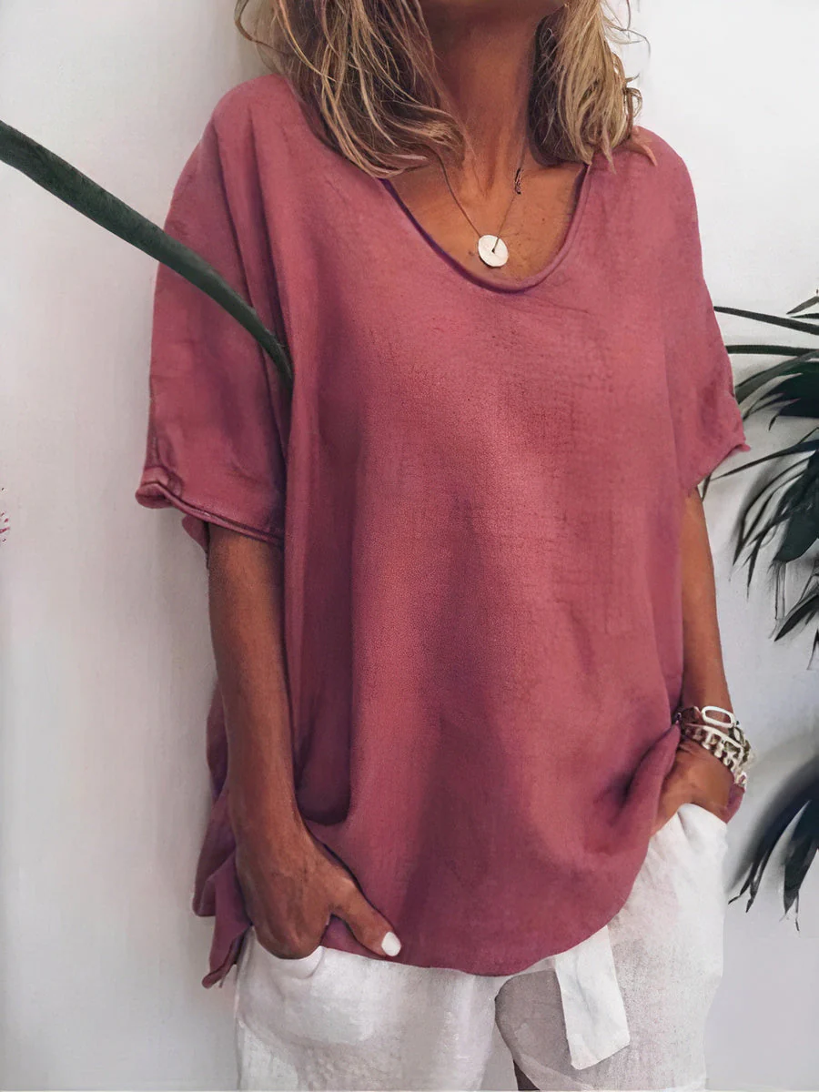 Tamara® | Oversized Linen T-Shirt - Image 7