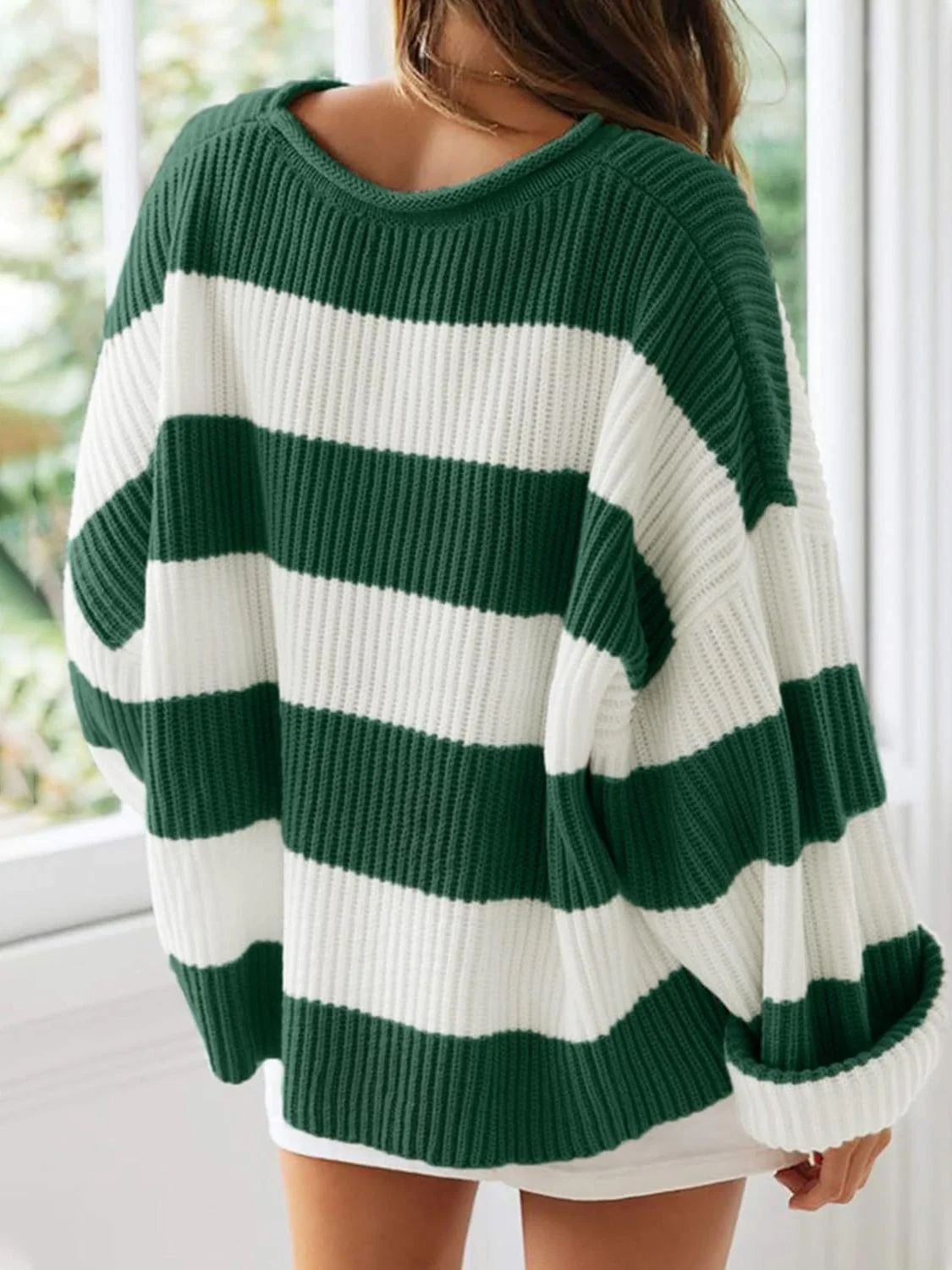 Tania | Crew neck sweater with long sleeves - Image 19
