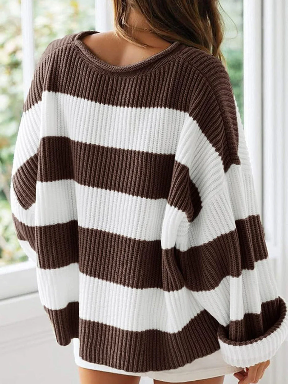 Tania | Crew neck sweater with long sleeves - Image 23