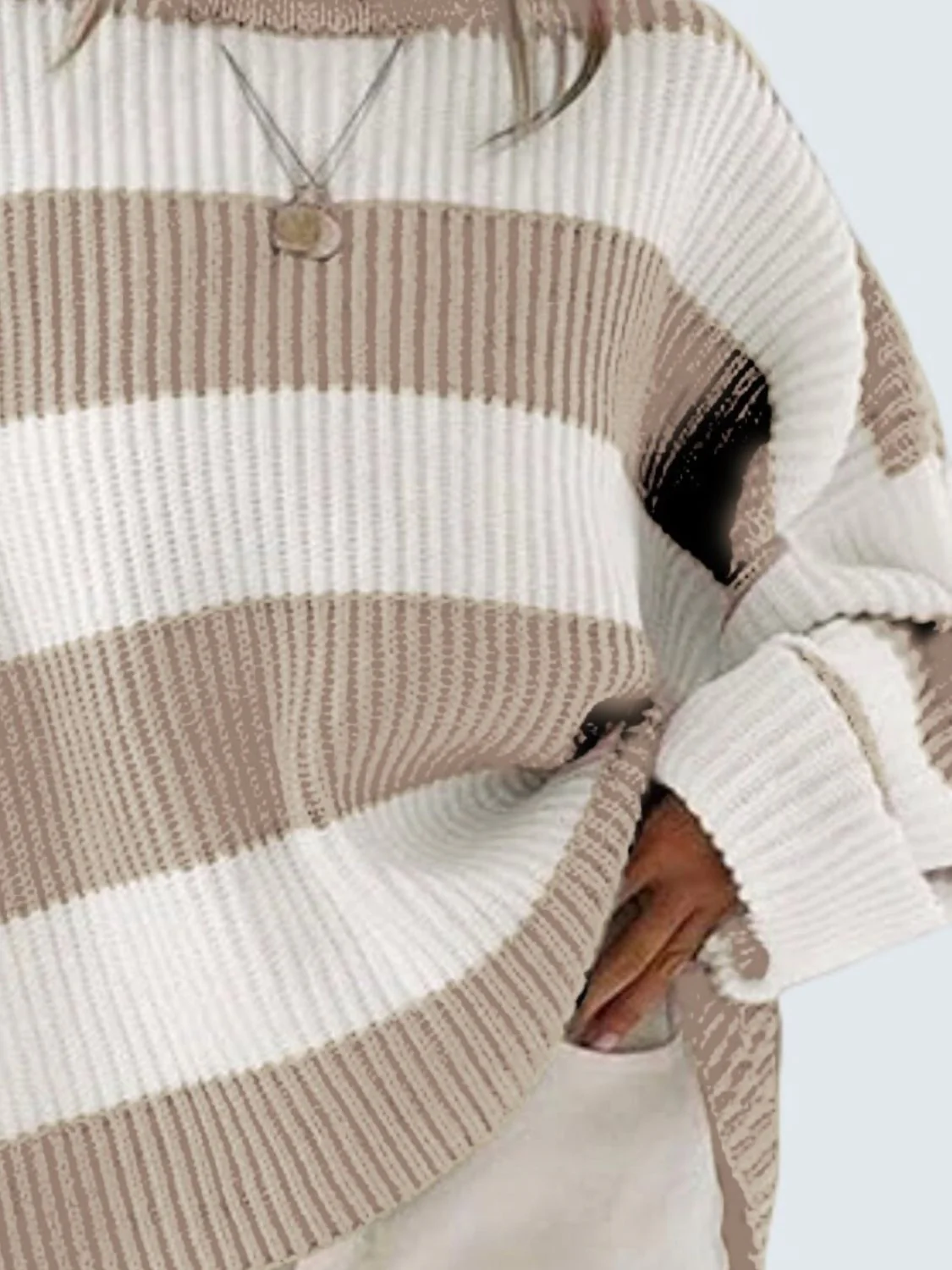 Tania | Crew neck sweater with long sleeves - Image 29