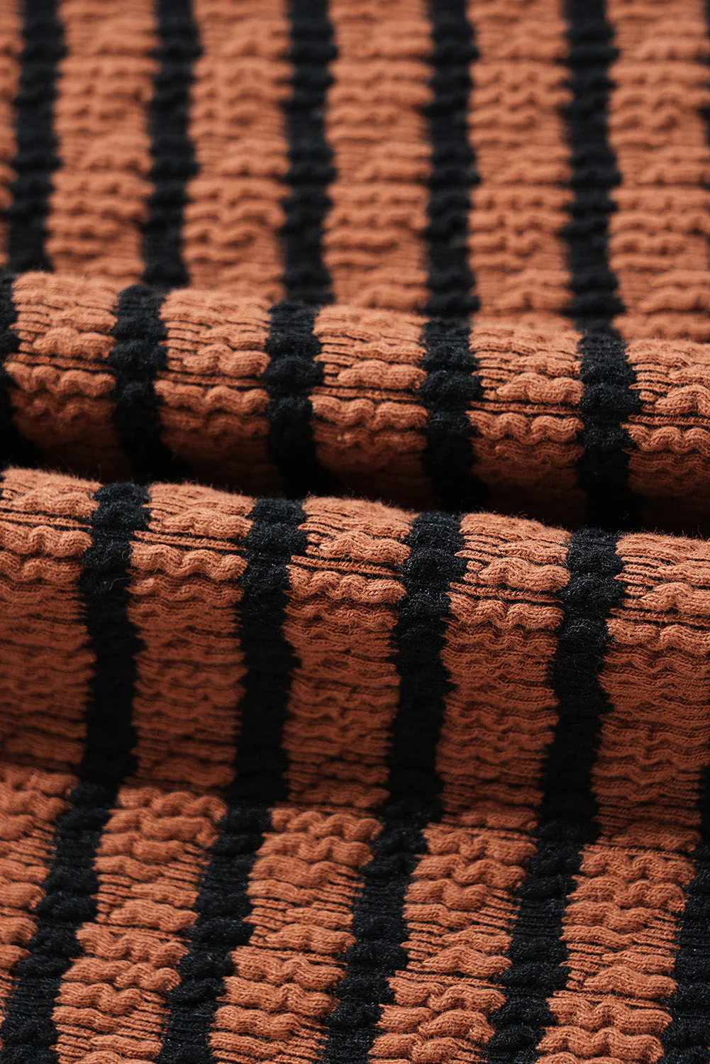 Tania | Striped long sleeve blouse with half buttons - Image 7