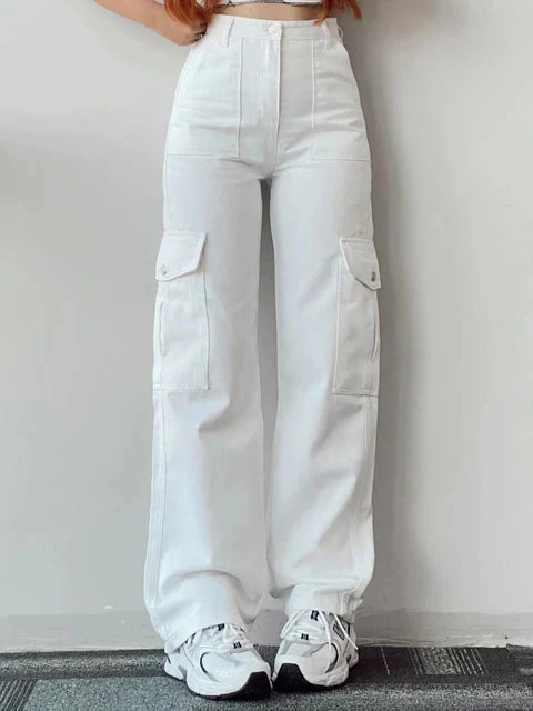 Tania® | Urban Wide Cargo Jeans For Women - Image 5