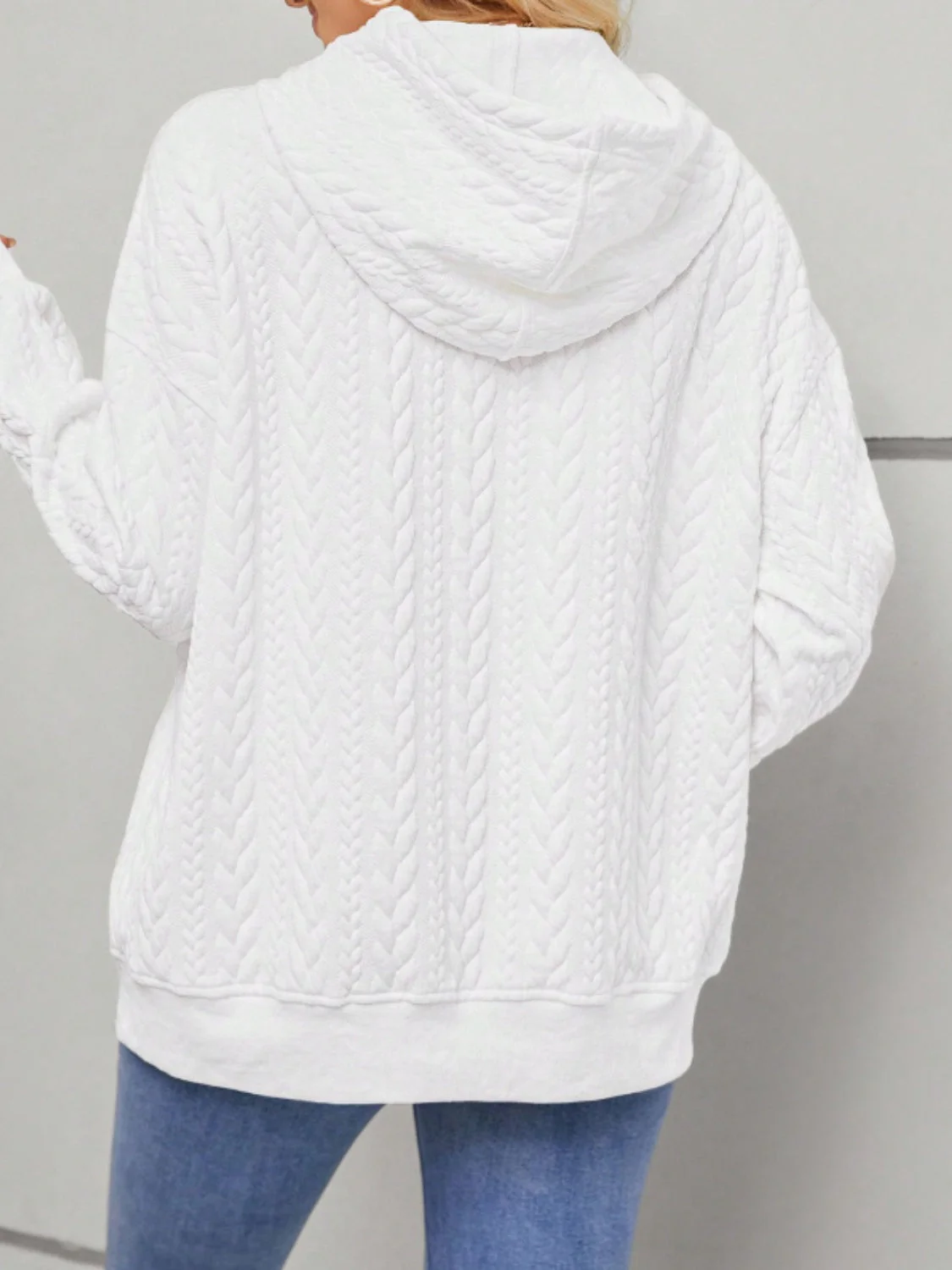 Tatiana | Drawstring hoodie with pockets - Image 2