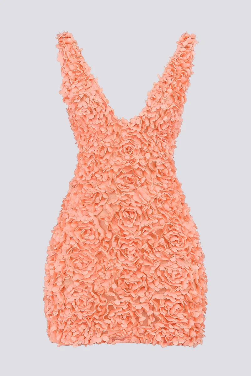 Tatiana® | Floral Mini Dress With Plunging Neckline - Image 5