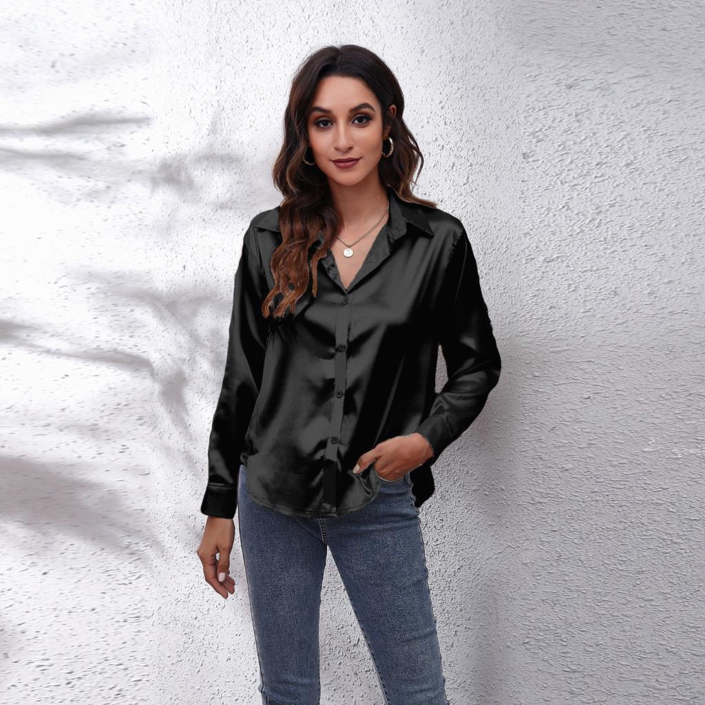 Tatiana® | Satin Blouse - Image 2