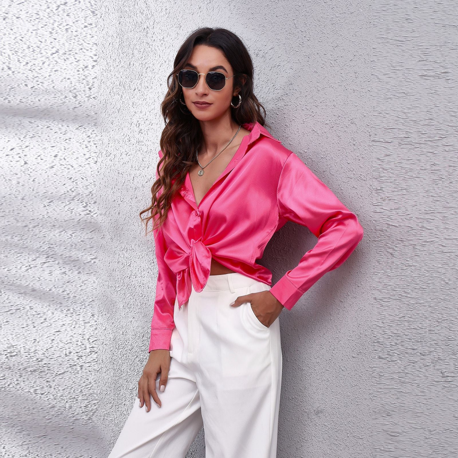 Tatiana® | Satin Blouse - Image 5