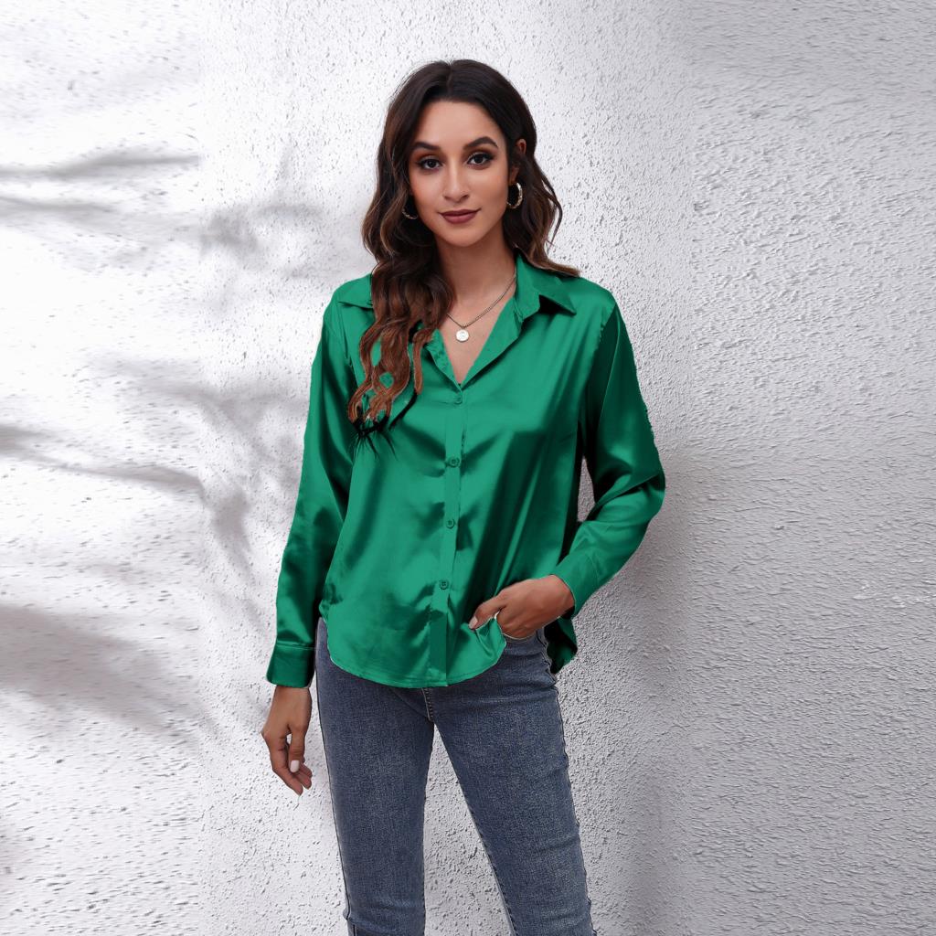 Tatiana® | Satin Blouse - Image 6