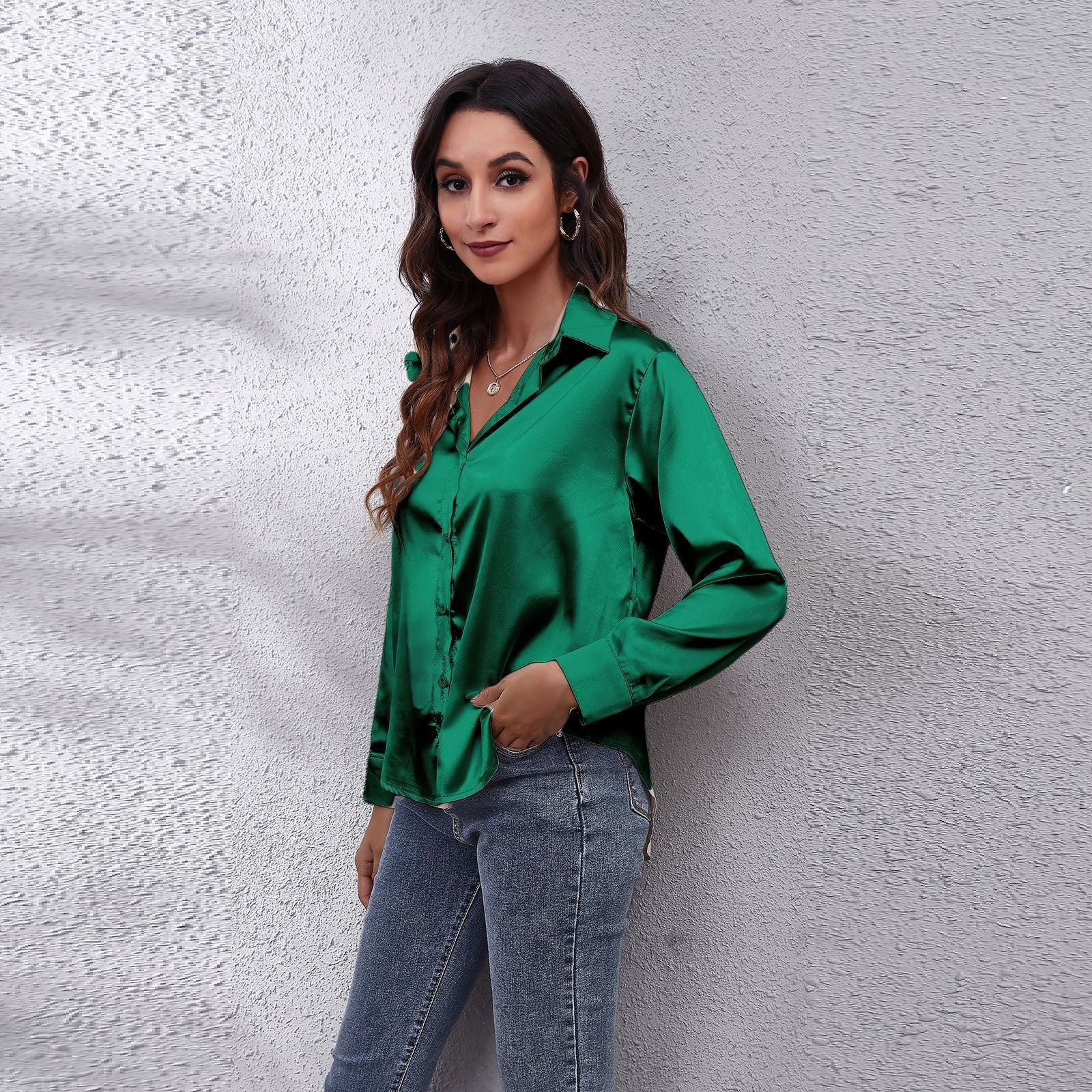Tatiana® | Satin Blouse - Image 7
