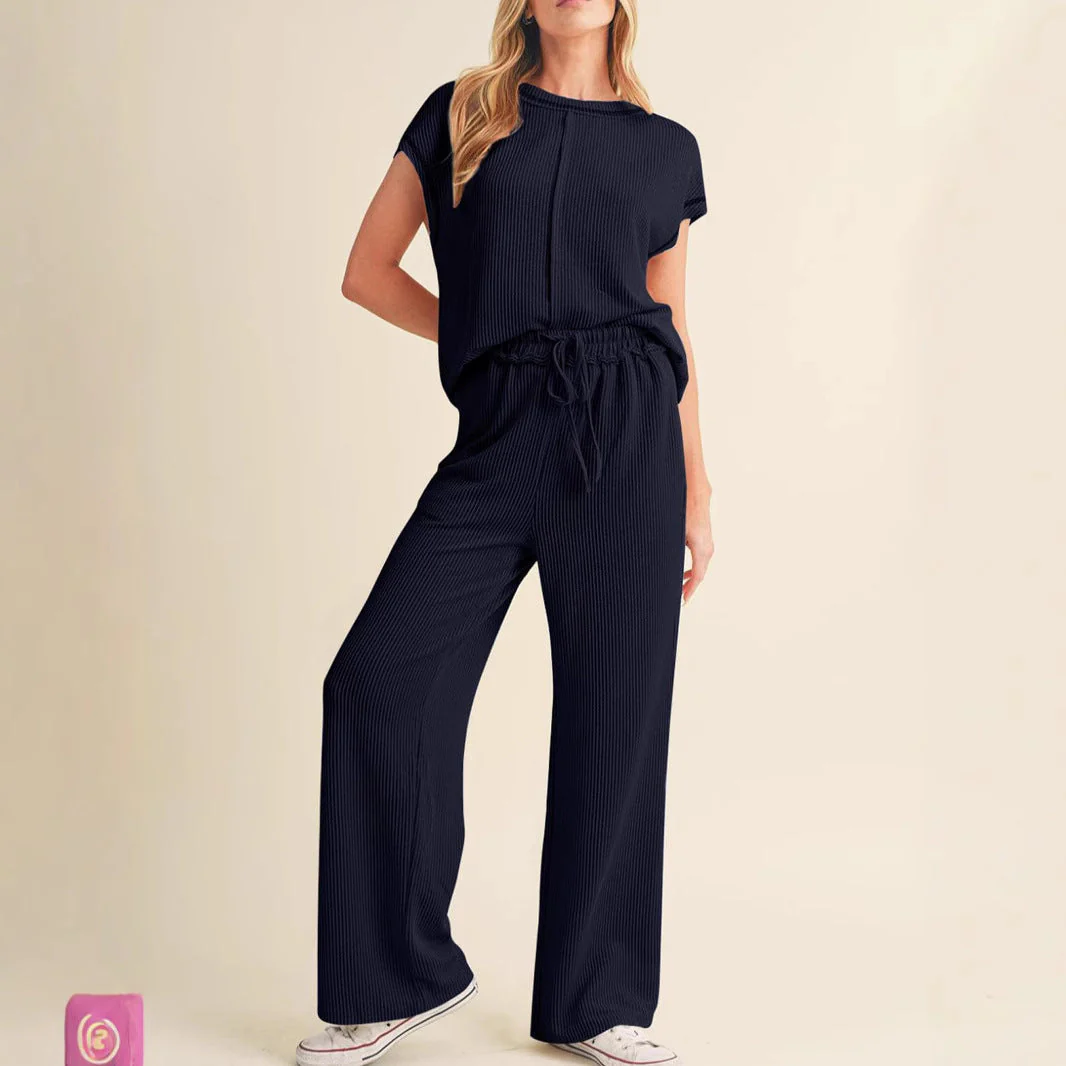 Tatiana® | Women'S Comfortable Wide-Leg Jumpsuit With Elastic Waistband - Image 3