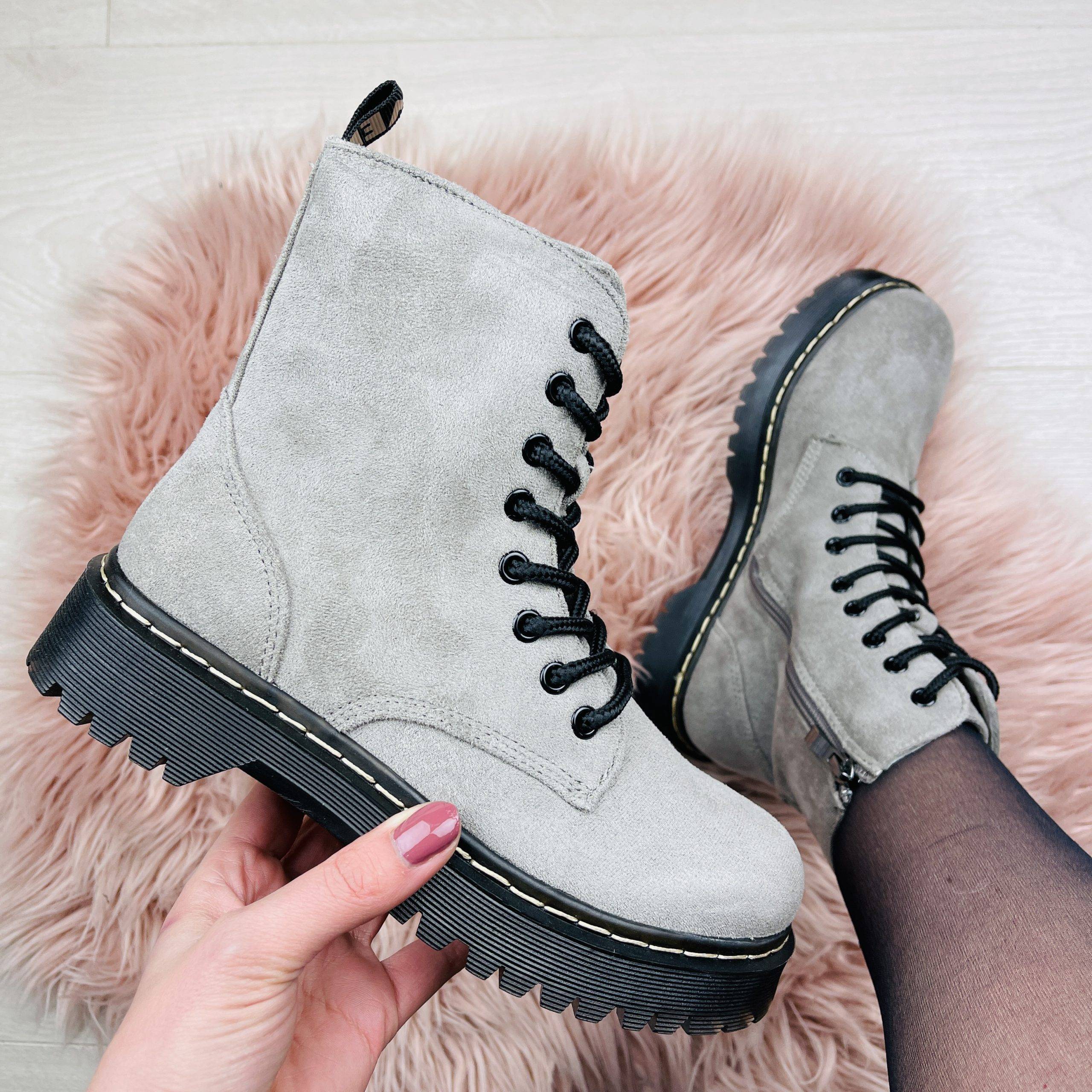 Teodora | gray boots