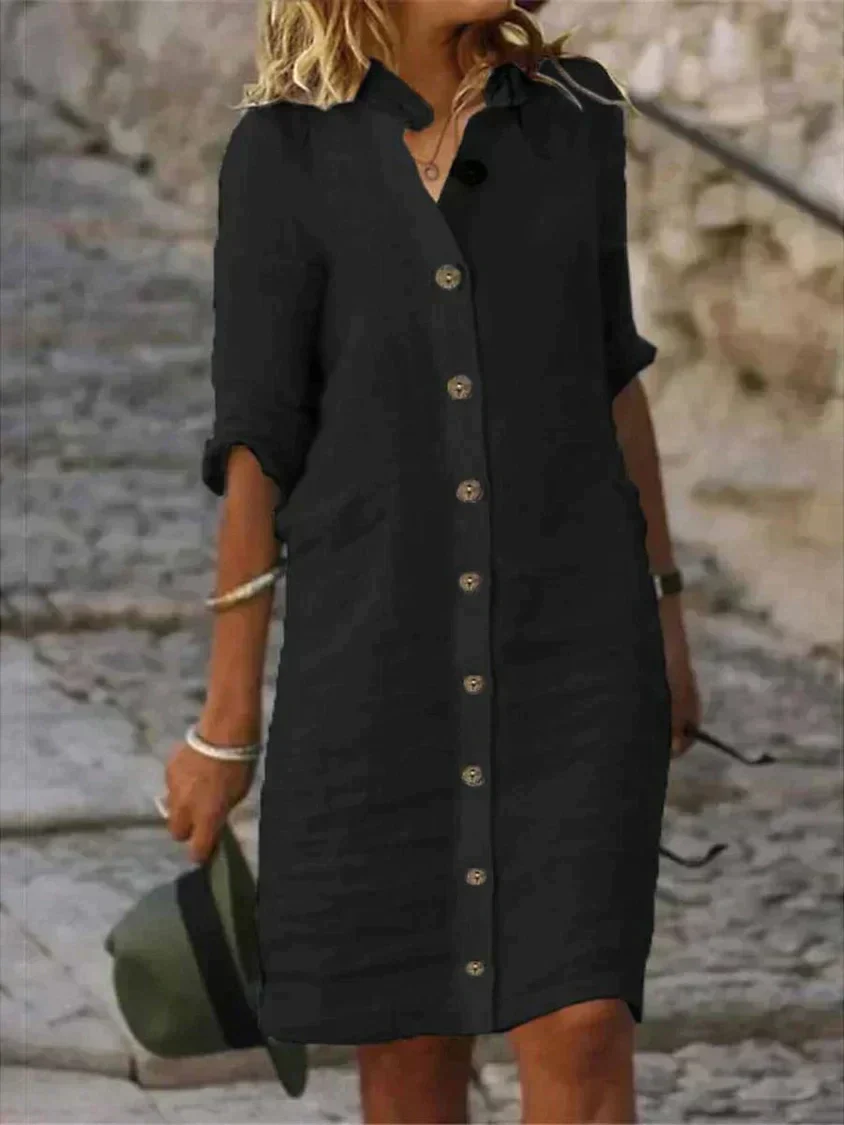 Teodora® | Stylish Mid-Length Dress - Image 2