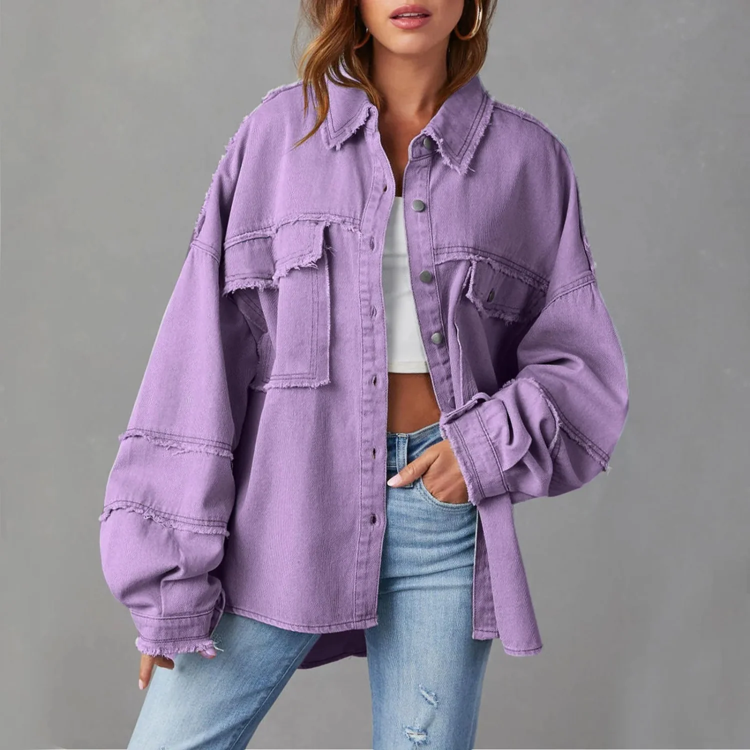 Teresa | Stylish denim coat