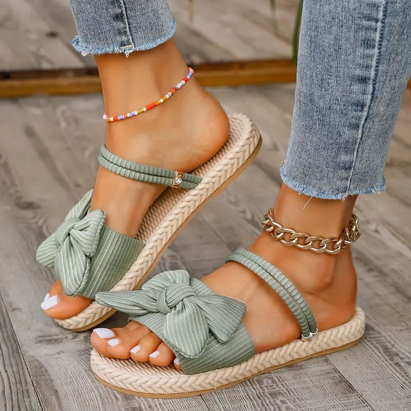 Teresa® | Stylish Flat Sandals With A Bow - Image 11