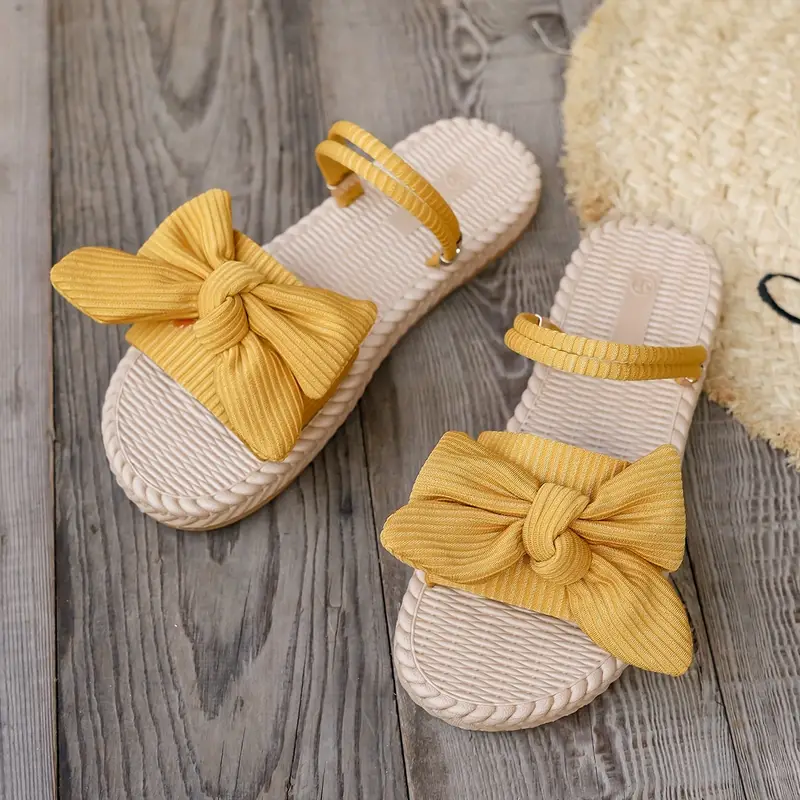Teresa® | Stylish Flat Sandals With A Bow - Image 12