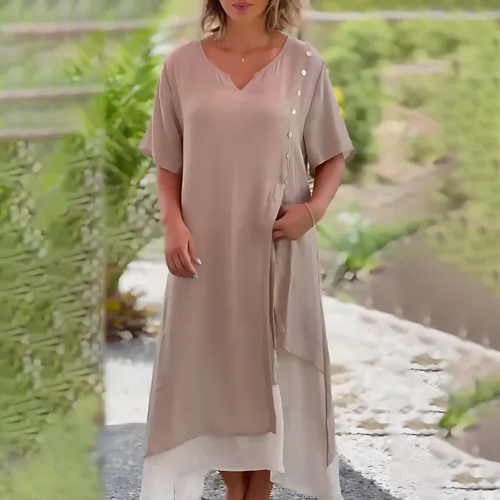 Thalía® | Comfortable Cotton And Linen Dress - Image 2