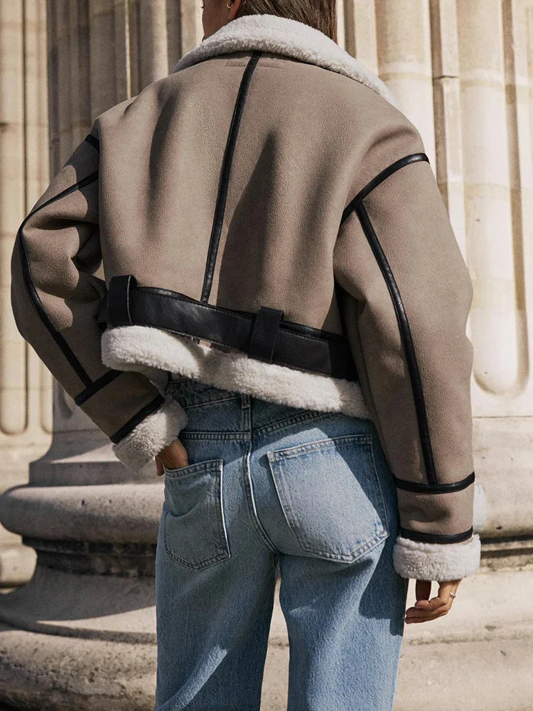 Thalia | Faux short winter jacket - Image 3