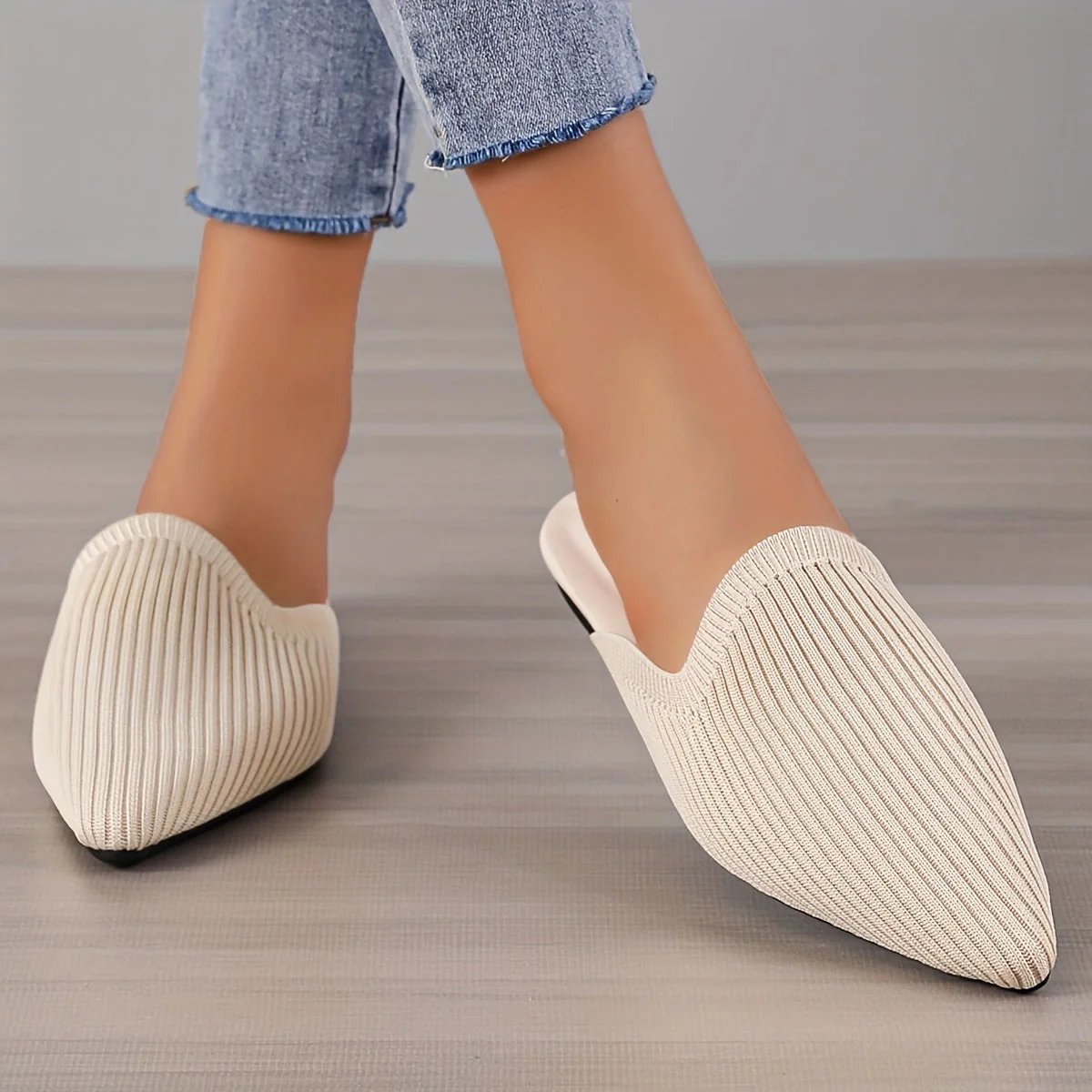 Thalía® | Knitted Flat Mules For Women - Image 2
