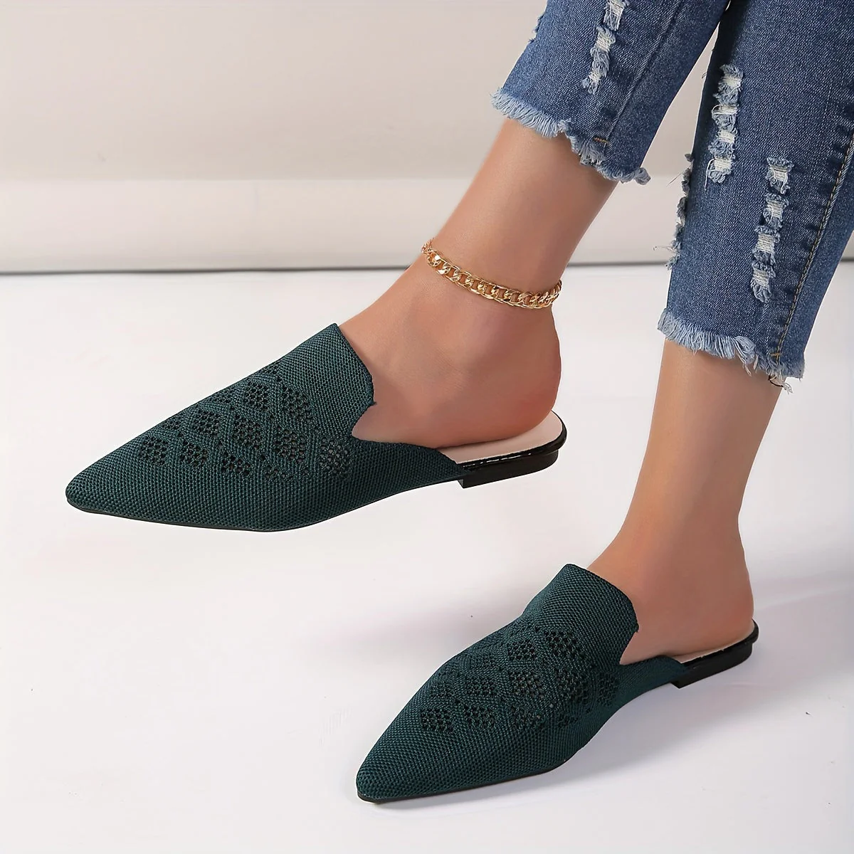 Thalía® | Knitted Flat Mules For Women - Image 5