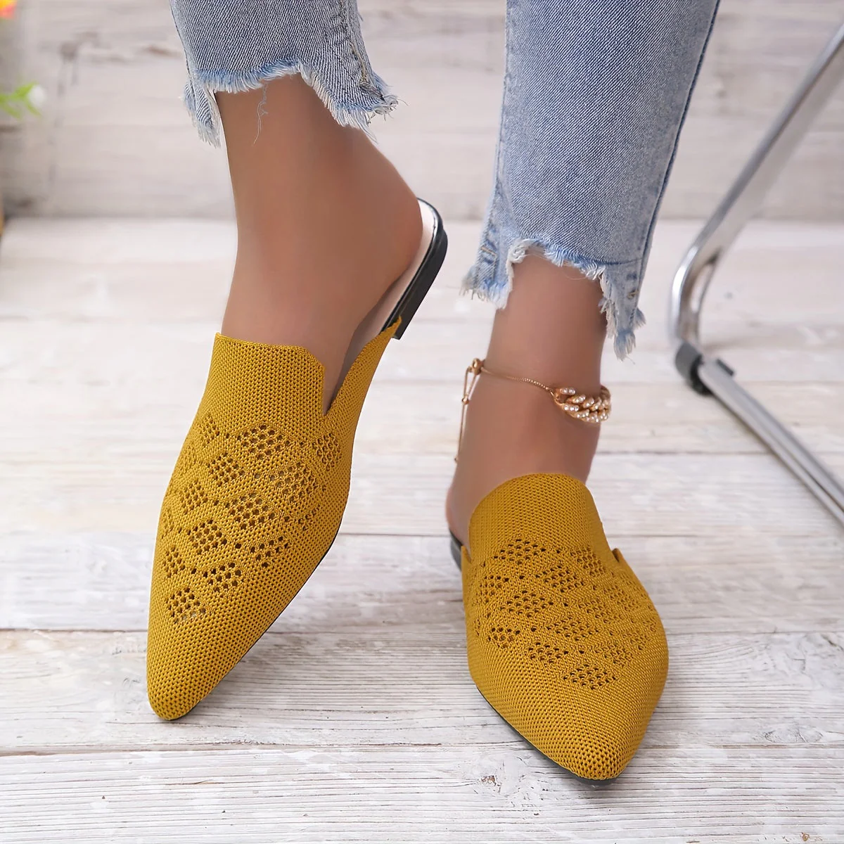 Thalía® | Knitted Flat Mules For Women - Image 7