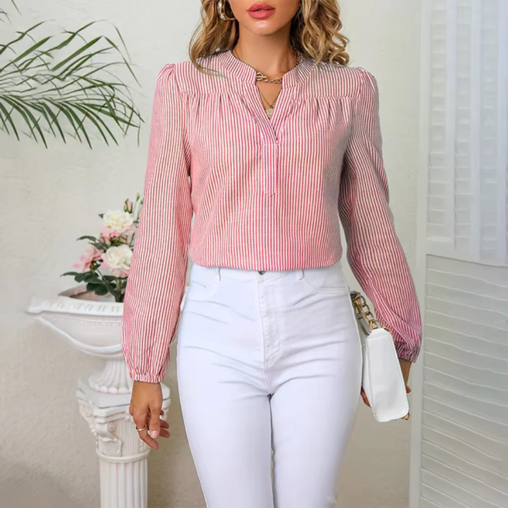 Thea | Summery striped shirt - Image 3