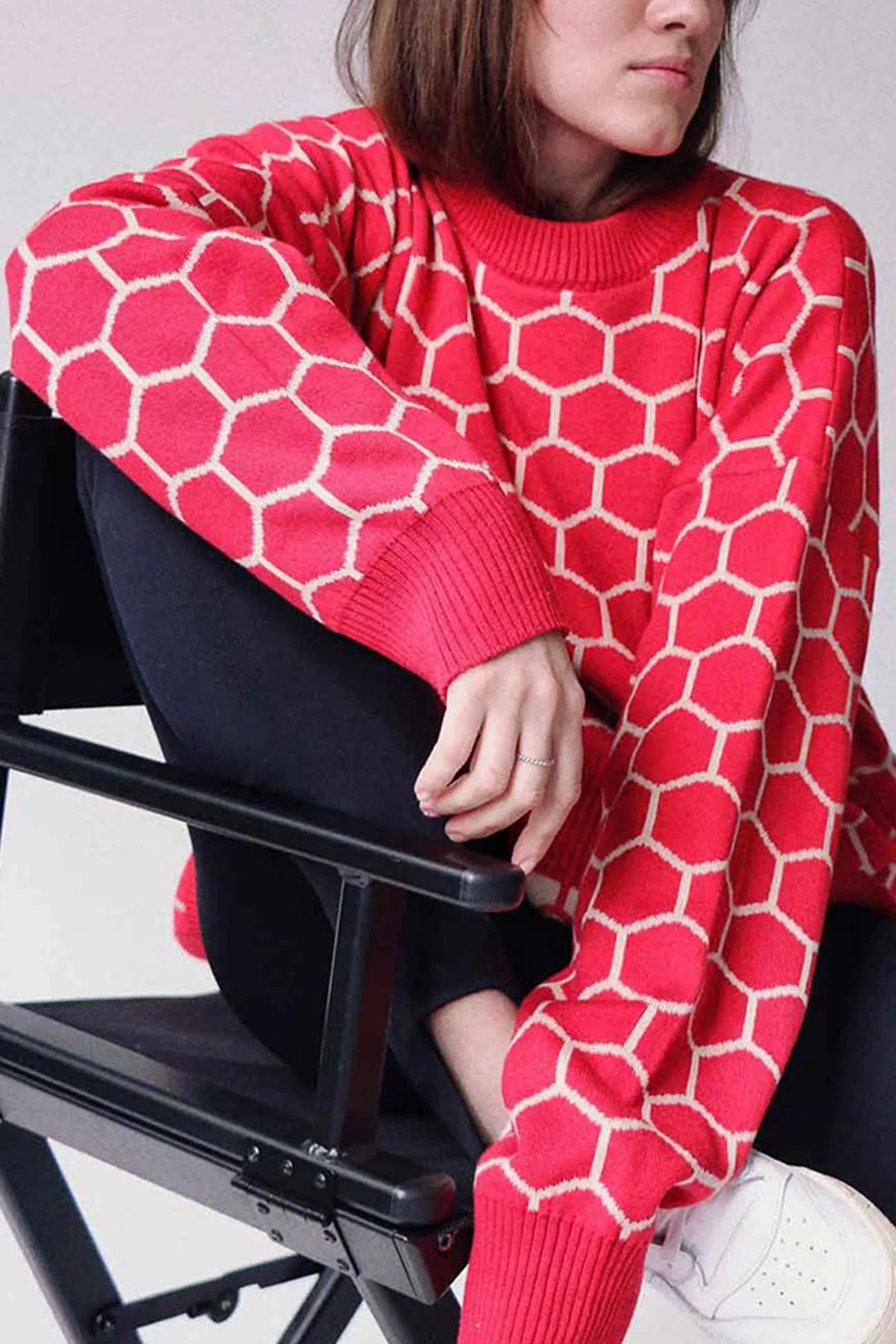 Therese | Honeycomb pattern sweater - Image 12