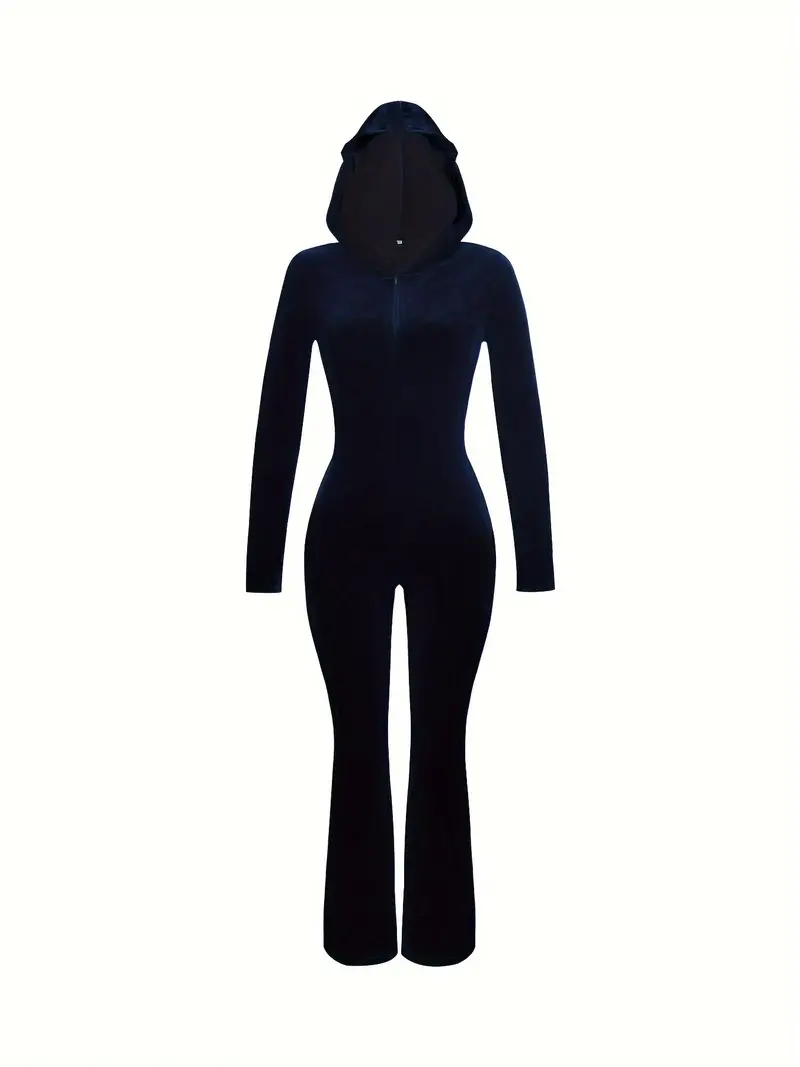 Tiziana® | Velvet Jumpsuit With Hood - Image 9