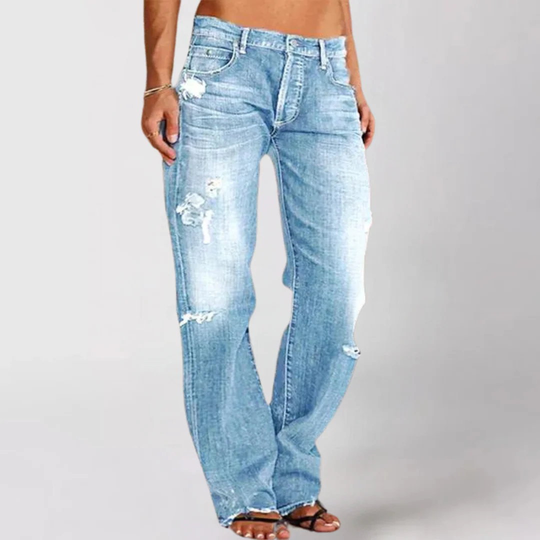 Trinidad® | Fashionable Summer Trousers Made Of Denim - Image 2