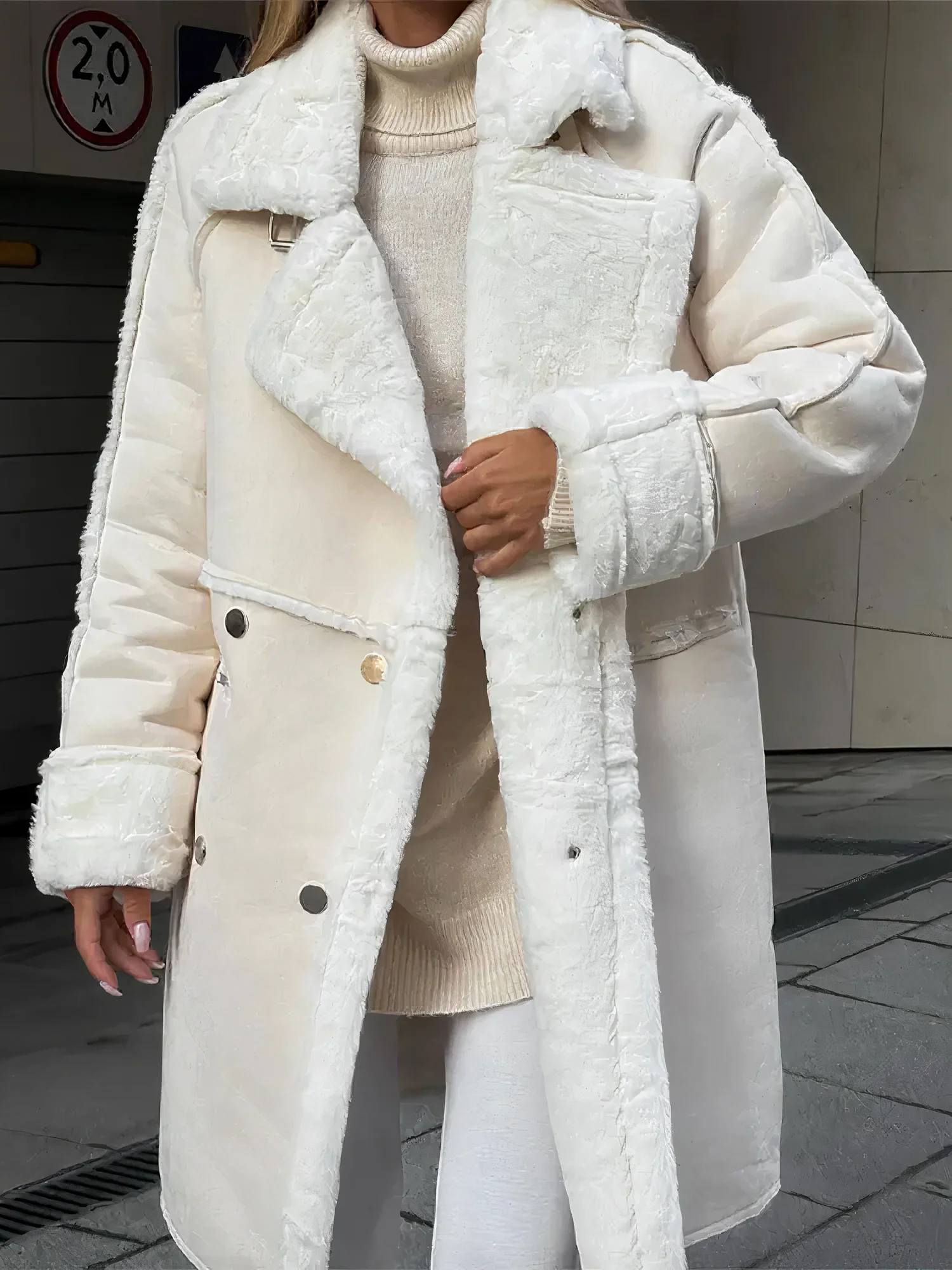 Trudy | Windproof teddy coat - Image 2