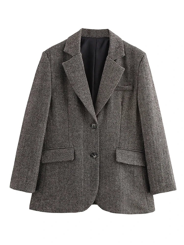 Ursula | Modern women's blazer with lapel collar - Image 3
