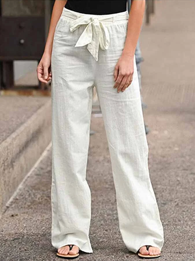 Valeria® | Comfortable Linen Trousers In A Casual Style