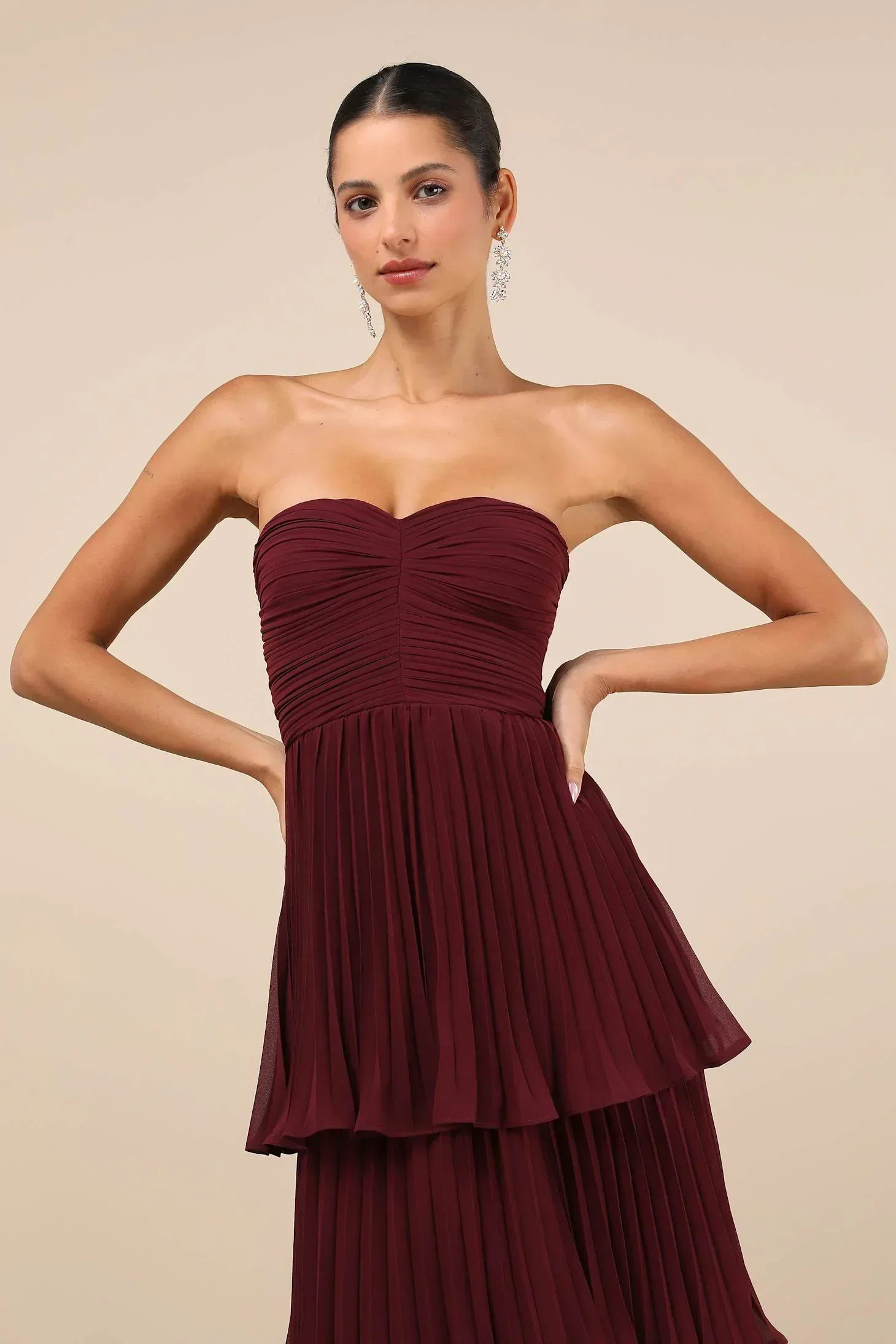 Valeria® | Elegant Strapless Maxi Dress - Image 4