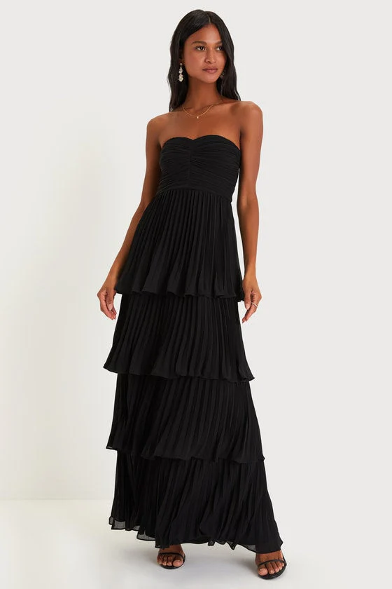 Valeria® | Elegant Strapless Maxi Dress - Image 5
