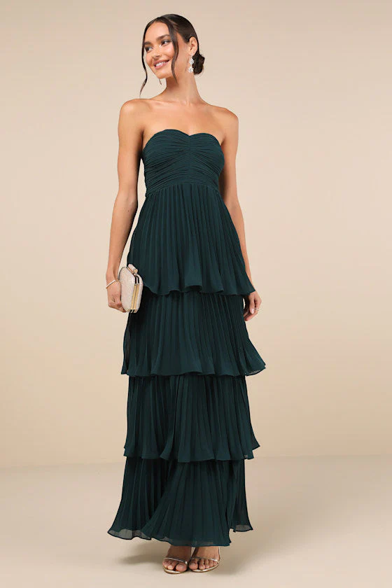 Valeria® | Elegant Strapless Maxi Dress - Image 9
