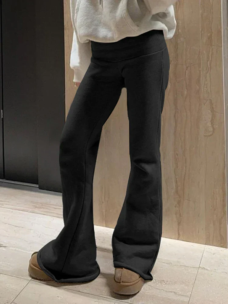 Valeria® | Hipster Flared Trousers. Stretchy Fit - Image 4