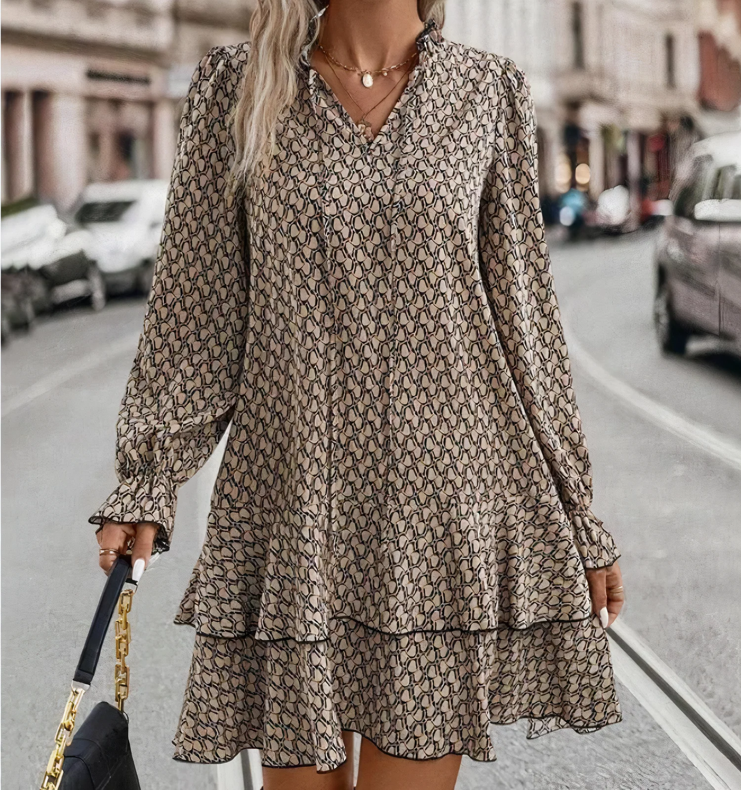 Valeria® | Versatile V-Neck Dress