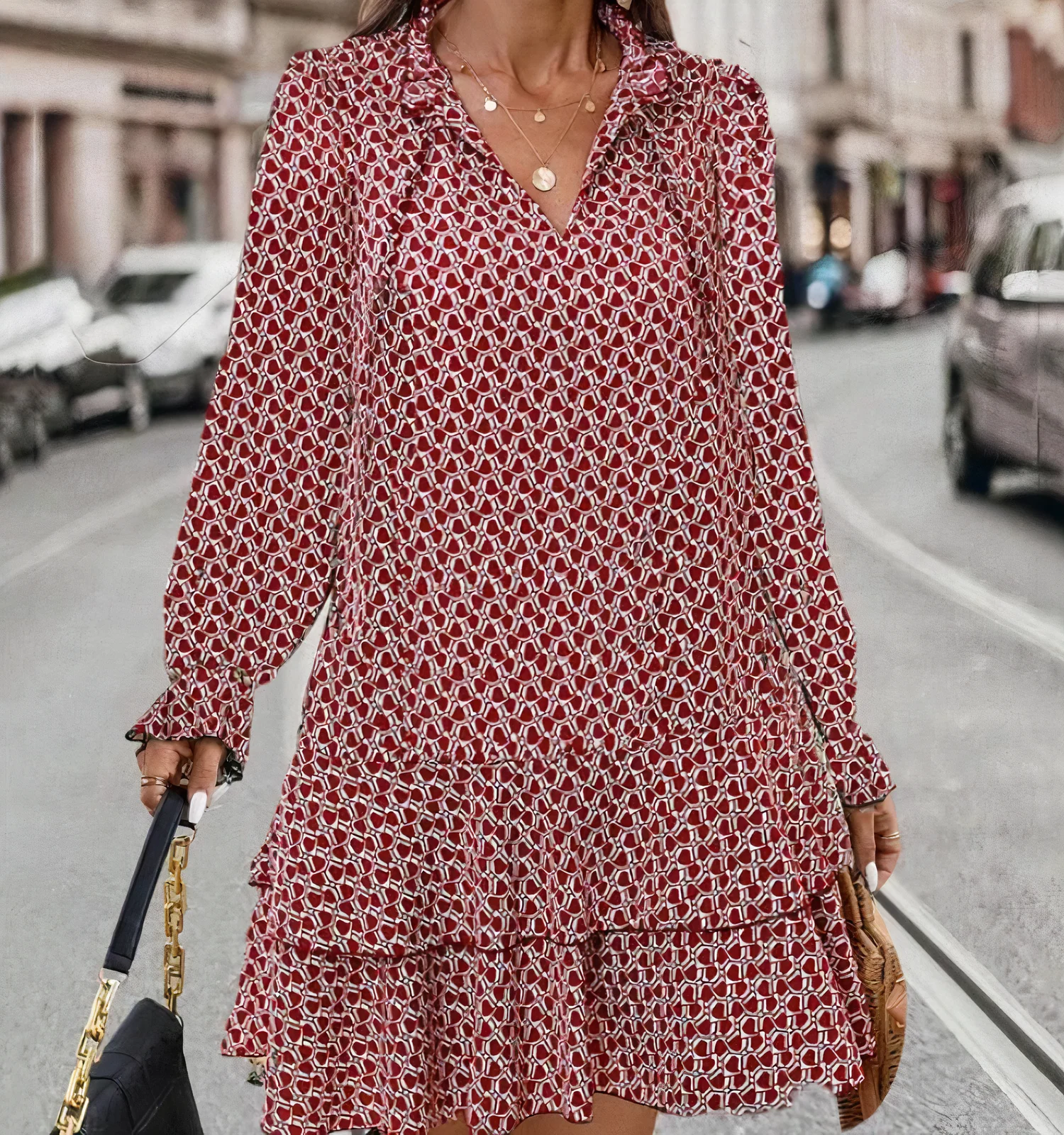 Valeria® | Versatile V-Neck Dress - Image 3