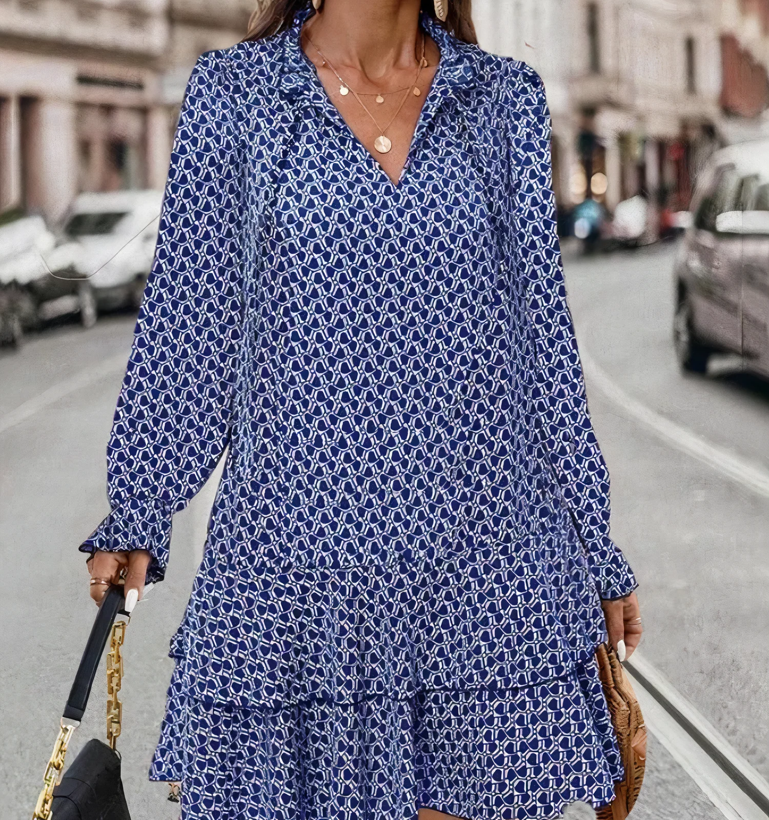Valeria® | Versatile V-Neck Dress - Image 4