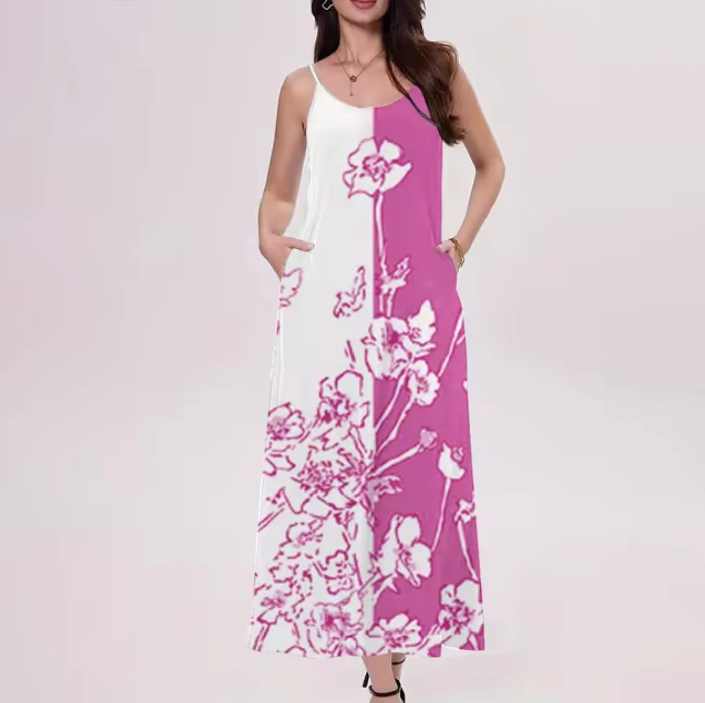 Vanda® | Sleeveless Floral Print Dress - Image 2