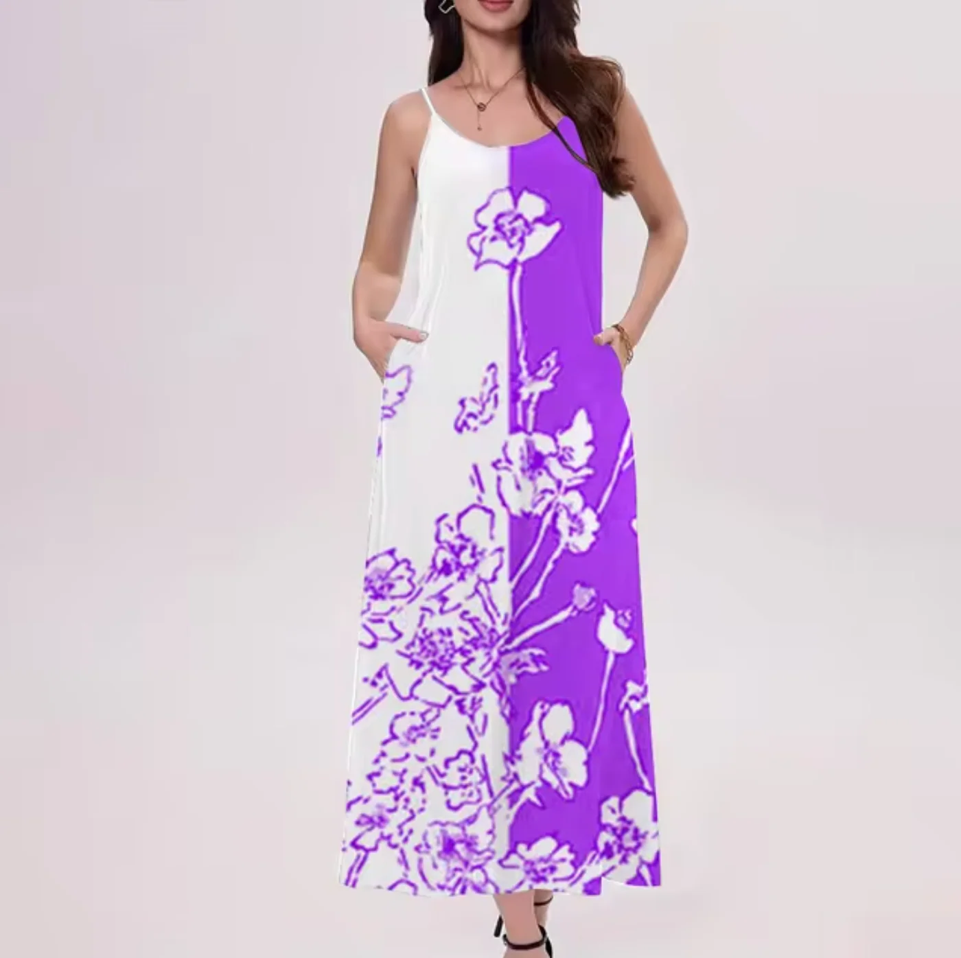 Vanda® | Sleeveless Floral Print Dress - Image 4
