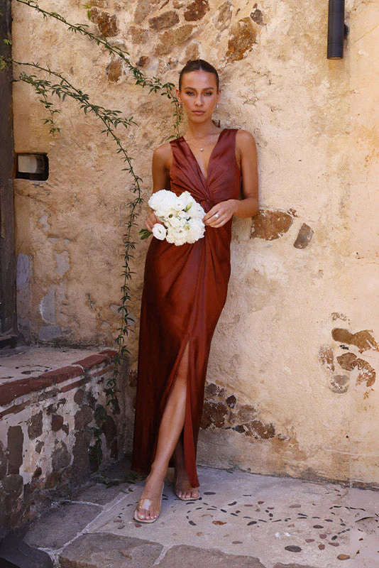 Vanesa® | Deep V-Neck Sleeveless Backless Dress - Image 16
