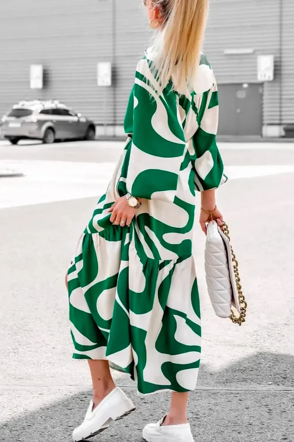 Vanesa® | Effortlessly Chic Printed Maxi Dress - Image 5